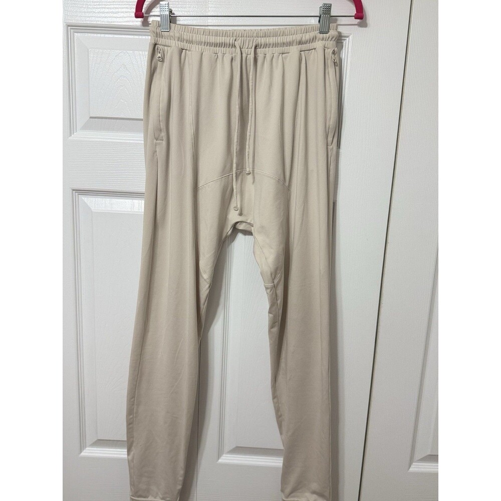 Alo Yoga Beige Drop-Crotch Lounge Joggers – Size Small